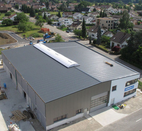 Lamiera metallica grecata - SWISS PANEL® SP 44S/333 - MONTANA BAUSYSTEME - in alluminio / in acciaio / per tetti