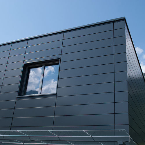 Rivestimento di facciata in lamiera grecata - MONTAFORM® MF 25/333 - MONTANA BAUSYSTEME - in fogli / in alluminio / in acciaio