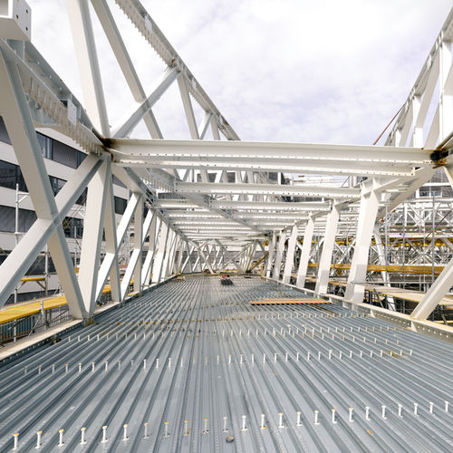 Pannello in composito da costruzione - HOLORIB® / SUPERHOLORIB® - MONTANA BAUSYSTEME - per soffitto / in acciaio