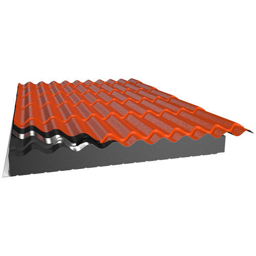 Pannello sandwich per tetto - CoverTilePan - ONDULIT ITALIANA - rivestimento in metallo / anima in polistirene espanso / leggero