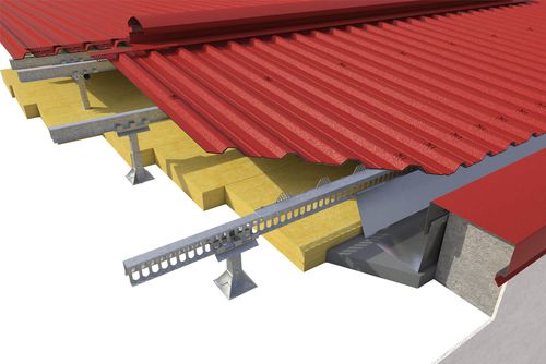 Sistema di copertura in acciaio - Ventilcover - ONDULIT ITALIANA - in lamiera / di profilati metallici / con pannello isolante