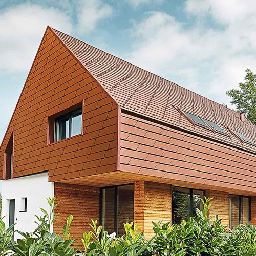 Scandola in alluminio - XL - PREFA Aluminiumprodukte GmbH - per rivestimento di facciata