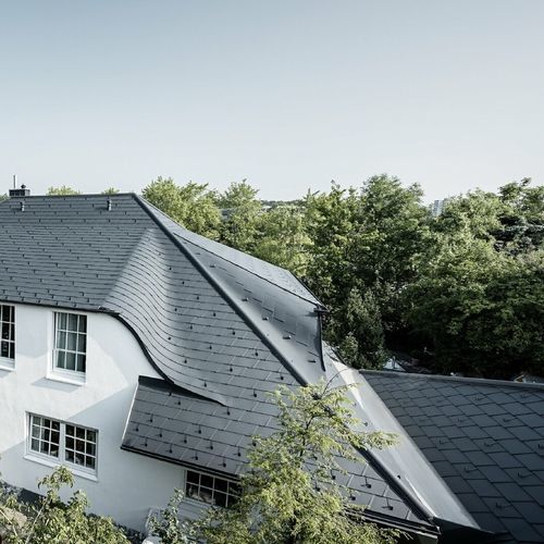 Tegola piana - DS.19 SHINGLE - PREFA Aluminiumprodukte GmbH - in alluminio / piccola / rossa