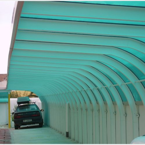 Lastra in policarbonato piana - PROFILSIDER - per coperture / ad arco / trasparente