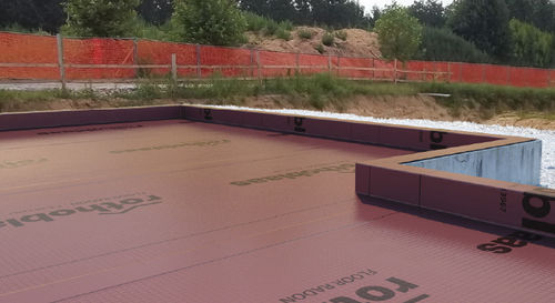 Membrana impermeabilizzante per solaio - RADON - ROTHO BLAAS - in HDPE