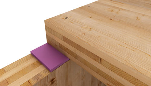 Sottofondo resiliente in fogli - ABSORBER STRIPE - ROTHO BLAAS - in poliuretano / per solai