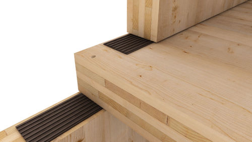 Sottofondo resiliente in fogli - ALADIN STRIPE - ROTHO BLAAS - in elastomero