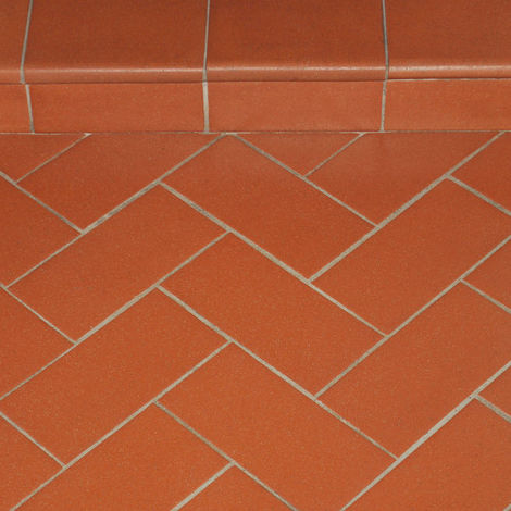 Piastrella in terracotta - SOLAVA - in acciaio / finitura naturale / da esterno