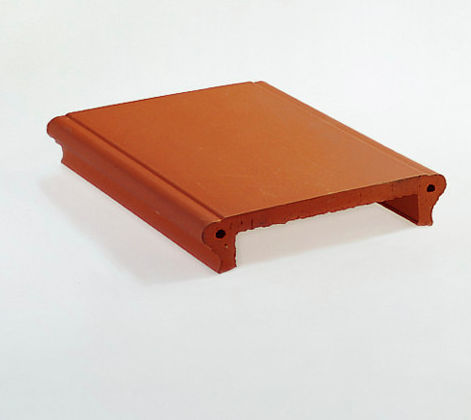 2 Camini Bianchi Rivesti Di Mattoni Su Un Tetto Inclinato Fotografia - Foto 11