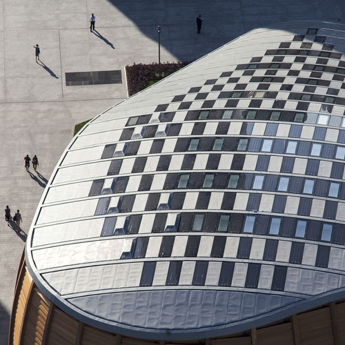 Copertura piana - UNICREDIT PAVILION, MILAN - ZINTEK - in rame / in zinco titanio / aspetto metallo