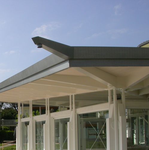 Grondaia in zinco titanio - RESIDENTIAL CONSTRUCTION  - ZINTEK - in rame / trapezoidale