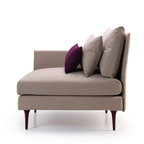 Divano contemporaneo - BAU - HMD Furniture - in tessuto / in schiuma ad alta densità rivestita / con braccioli