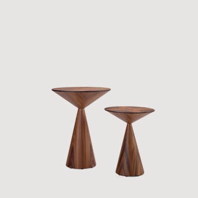 Tavolo d'appoggio contemporaneo - LOLA - HMD Furniture - in rovere / in noce / in MDF laccato
