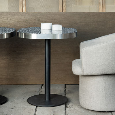 Tavolo da bistrot contemporaneo - PLEASE - HMD Furniture - in rovere / in noce / in legno di rosa