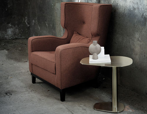 Poltrona contemporanea - DEMETRIO - HMD Furniture - in tessuto / a orecchioni / con cuscino rimovibile