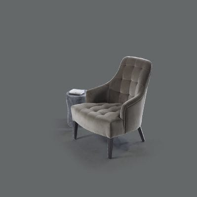 Poltrona classica - GASPAR - HMD Furniture - in tessuto / in frassino / con 4 gambe