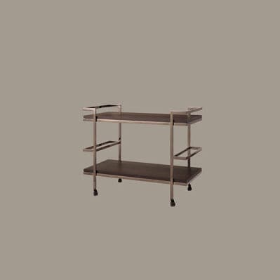 Carrello portavivande di servizio - MOCINHO - HMD Furniture - per uso residenziale / in rovere / in MDF laccato