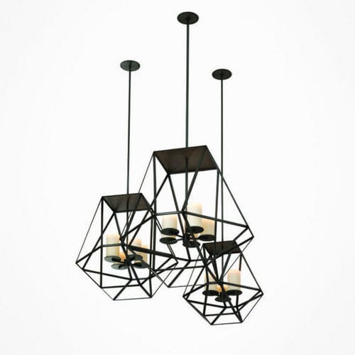 Lampada a sospensione - GEM - Kevin Reilly Collection - in metallo / in vetro / contemporanea