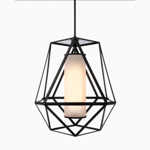Lampada a sospensione - GEM  - Kevin Reilly Collection - in vetro smerigliato / di carta / contemporanea