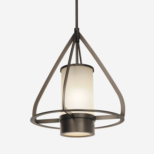 Lampada a sospensione - TOPO - Kevin Reilly Collection - in metallo / in vetro soffiato / in vetro smerigliato