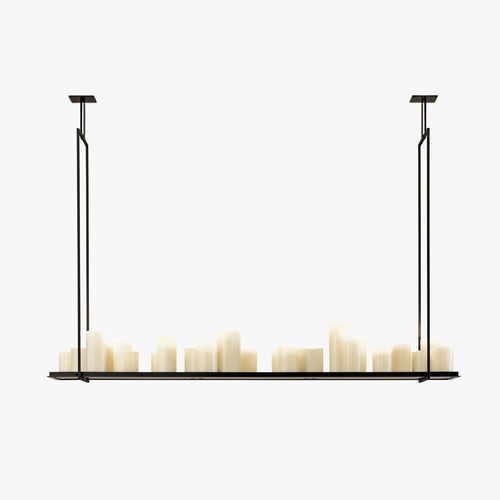 Luce a sospensione - ALTAR - Kevin Reilly Collection - LED / rettangolare / da esterno