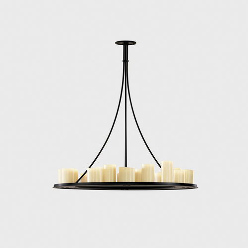 Plafoniera design originale - HEMEL - Kevin Reilly Collection - in metallo / LED / da interno