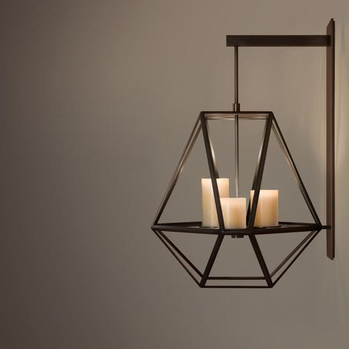 Applique contemporanea - GEM - Kevin Reilly Collection - da interno / in metallo / a candelabro
