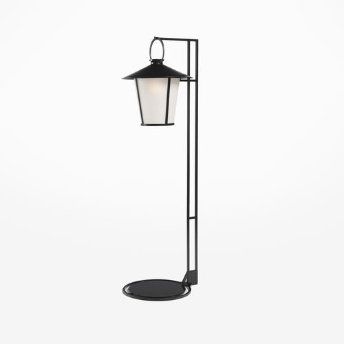 Lampada da terra - PASSAGE - Kevin Reilly Collection - in metallo / in vetro soffiato / contemporanea