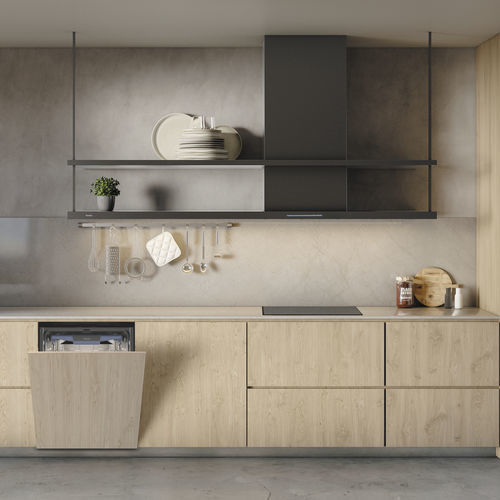 Cappa aspirante a muro - P-898 by Pando - Pando Integral Cooking - per uso residenziale / con condotto / minimalista