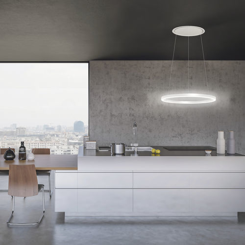 Cappa da soffitto - Techo Skyring by Pando - Pando Integral Cooking - professionale / senza canna fumaria / con illuminazione integrata