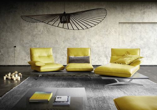 Divano modulare - HYPENMIAMI - SEANROYALE - d'angolo / a semicerchio / contemporaneo