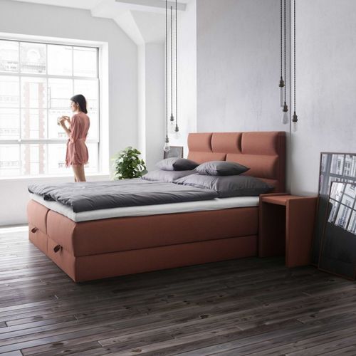 Letto matrimoniale - FASHION  - SEANROYALE - singolo / contemporaneo / imbottito