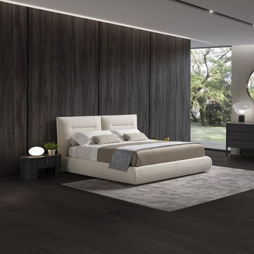 Letto matrimoniale - HEART&SOUL - SEANROYALE - contemporaneo / imbottito / con testiera