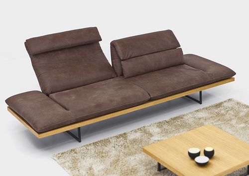 Divano contemporaneo - AIR.SEAN.WOODY - SEANROYALE - in tessuto / in pelle / reclinabile