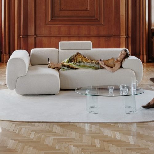 Divano modulare - INTERSTELLAIRE - SEANROYALE - contemporaneo / in tessuto / con braccioli