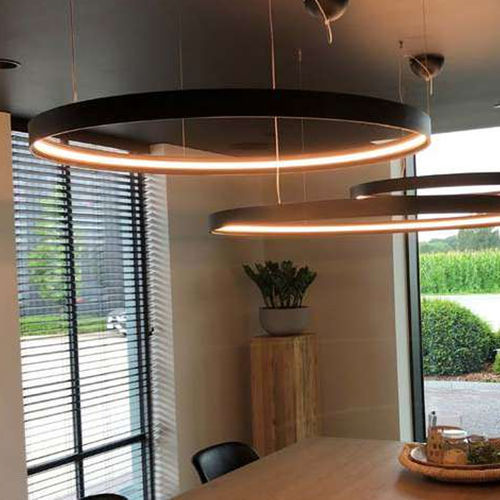 Luce a sospensione - MINU - R - Civic S.r.l. - a lampada fluorescente / rotonda / IP40