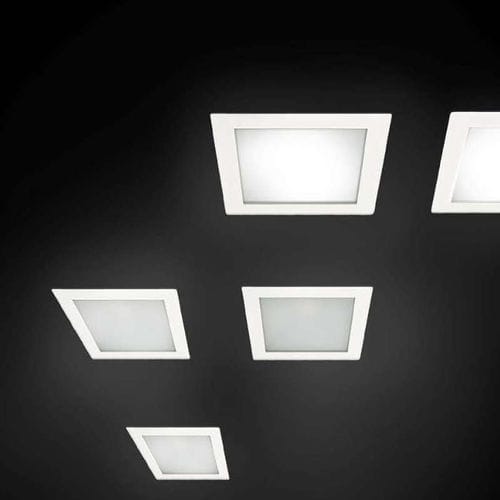 Downlight da incasso - FLUX - Civic S.r.l. - LED / quadrato / IP43