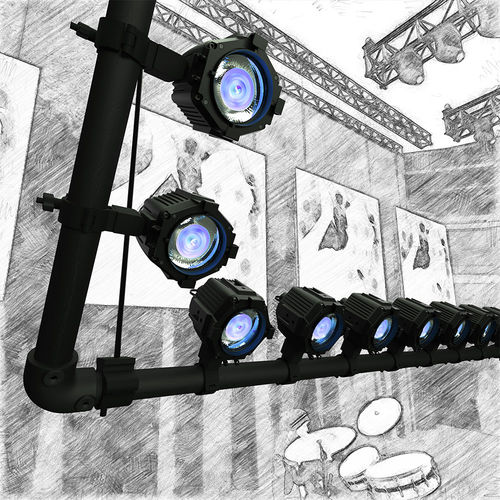 Proiettore IP65 - VDO ATOMIC DOT CLD - Martin Professional - LED RGB / per illuminazione di scena / da esterno