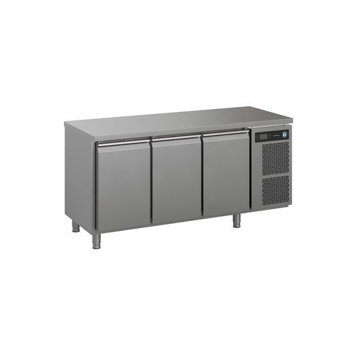 Bancone refrigerato per cucina professionale - PREMIER K 3 A DL DL DR L E CO2 - Hoshizaki - 3 porte / con cassetti / in acciaio inossidabile