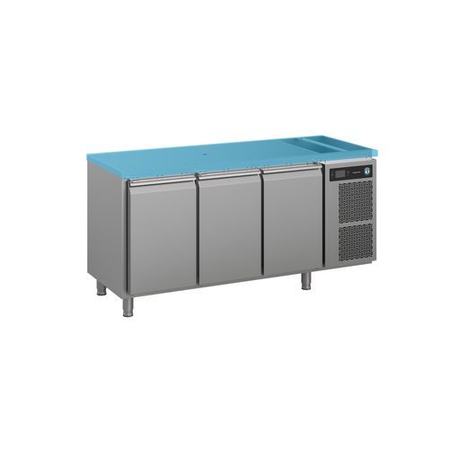 Bancone refrigerato per catering - PREMIER M 3 B DL DL DR L E CO2 - Hoshizaki - per ristorante / per cucina professionale / 3 porte
