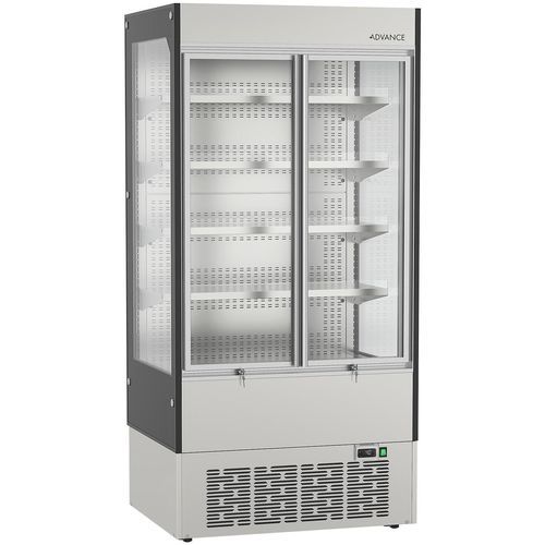 Vetrina refrigerata con scaffali - ADVANCE MD K 100 BG KG E - Hoshizaki - per negozio / in acciaio inossidabile / nera