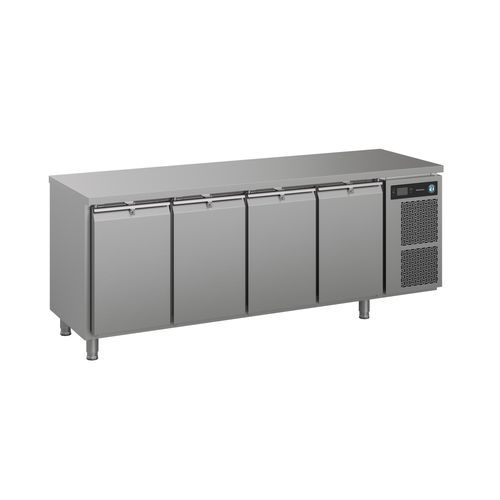 Bancone refrigerato per cucina professionale - PREMIER FL 4 A DL DL DL DR L E - Hoshizaki - 4 porte / senza cassetti / per alimenti congelati