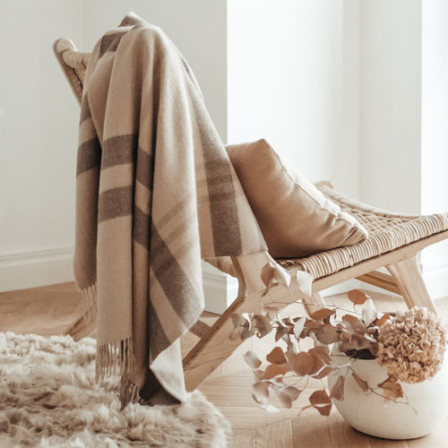 Plaid in lana d'alpaca - ECO SCOTTISH  - ALPAKA