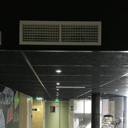 Griglia di ventilazione in alluminio - AMT / CTM - MADEL - in acciaio galvanizzato / rettangolare / riscaldante