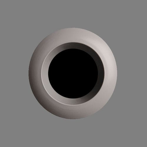 Diffusore d'aria da soffitto - KIN - MADEL - da parete / rotondo / con ugello di soffiaggio