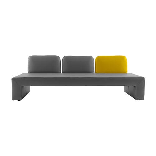 Divano compatto - BENCH - INVENTA contract - contemporaneo / in cotone / in tessuto acrilico