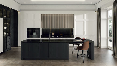 Cucina contemporanea - GALLERY+ - CASTAGNA CUCINE - in legno / in marmo / con isola