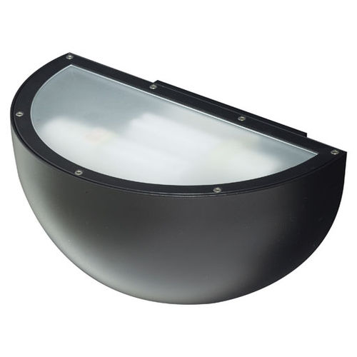 Applique contemporanea - QUARTO DI SFERA - SIDE ILLUMINAZIONE SPA - da esterno / in ghisa di alluminio / con rivestimento in vetro temperato