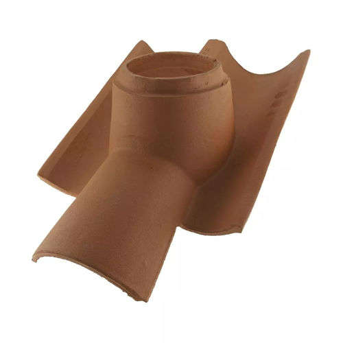 Tegola con tubi di sfiato - 65CE  - TERREAL - per comignolo / in terracotta / grande