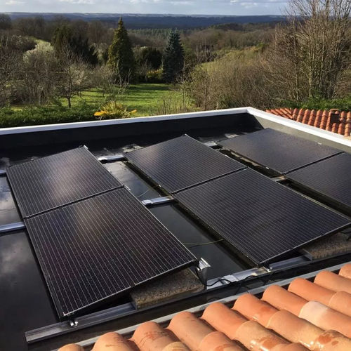 Sistema di fissaggio in metallo - SOLTERRE PV - FS10 SUD  - TERREAL - per tetto piano / per sistema fotovoltaico / per pannello solare